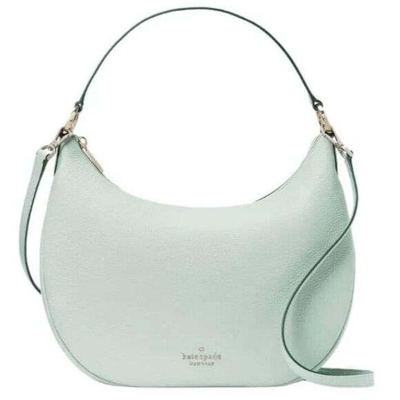 kate spade Handbags - NWT Kate Spade Weston Frosty Sky Leather Large Shoulder Crossbody Bag K8453 $399